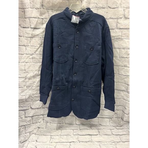 NWT Men's King Size 2XL Big Fleece Warm Flannel Cotton Polyester Jacket Warm - Picture 4 of 6